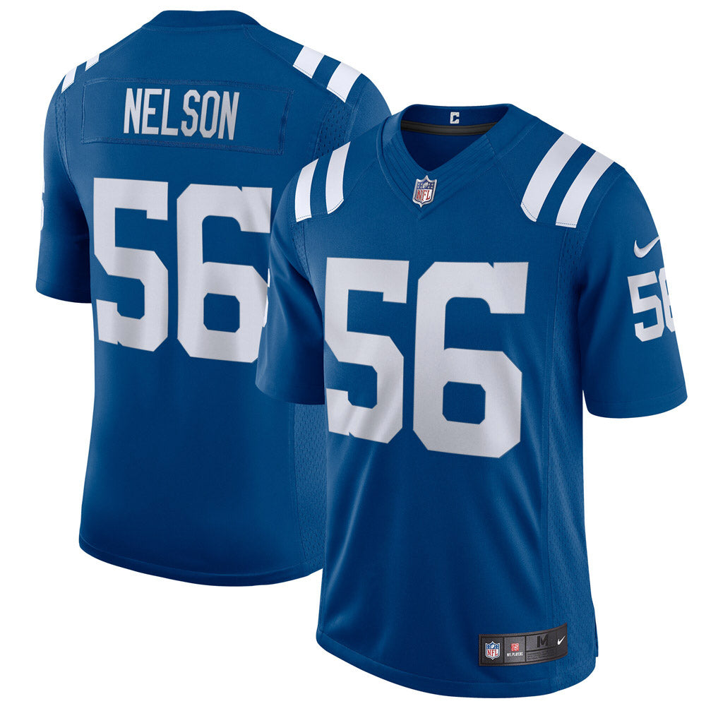Men's Indianapolis Colts Quenton Nelson Vapor Limited Jersey Royal Blue